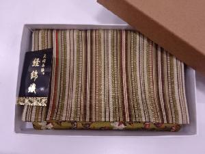 JAPANESE KIMONO / NEW! ROSARY CASE BY NISHIJIN SEGAWA / WOVEN PEONY